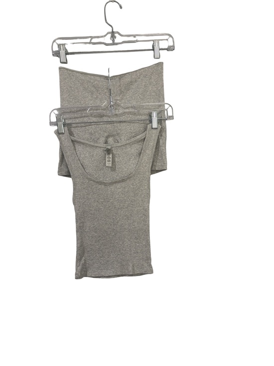 SKIMS Other - SKIMS LIGHT GREY TANk TOP & BOXER SET SIZE/S